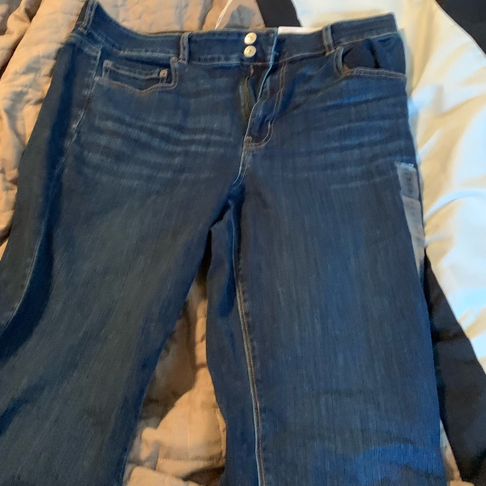 American eagle high rise flare size 18L